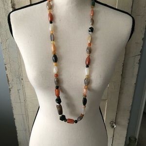 Vintage Polished Crystal Necklace
